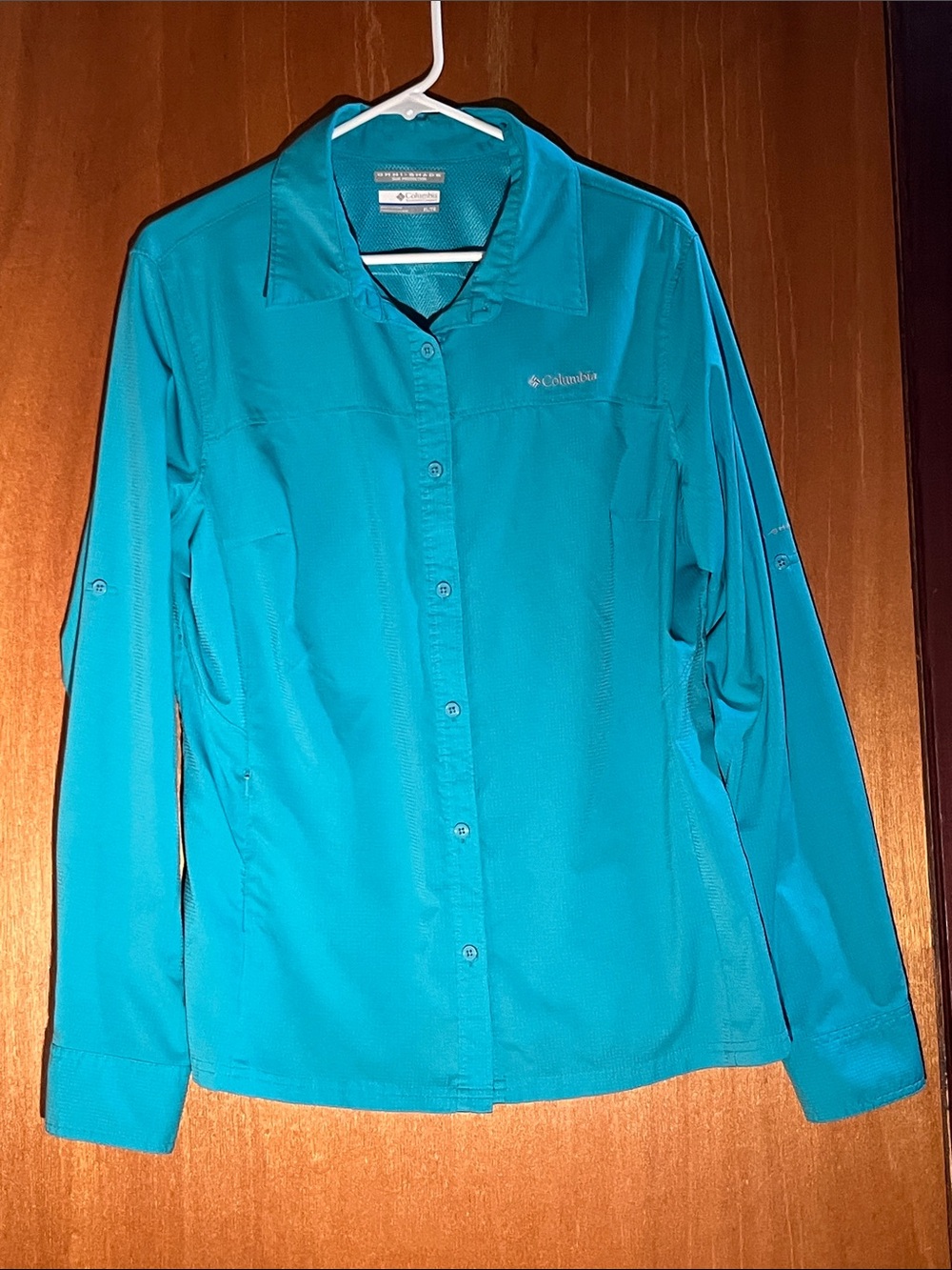 Columbia Meadowgate Style Omnishade Lightweight Long Sleeve Button Up Shirt - XL